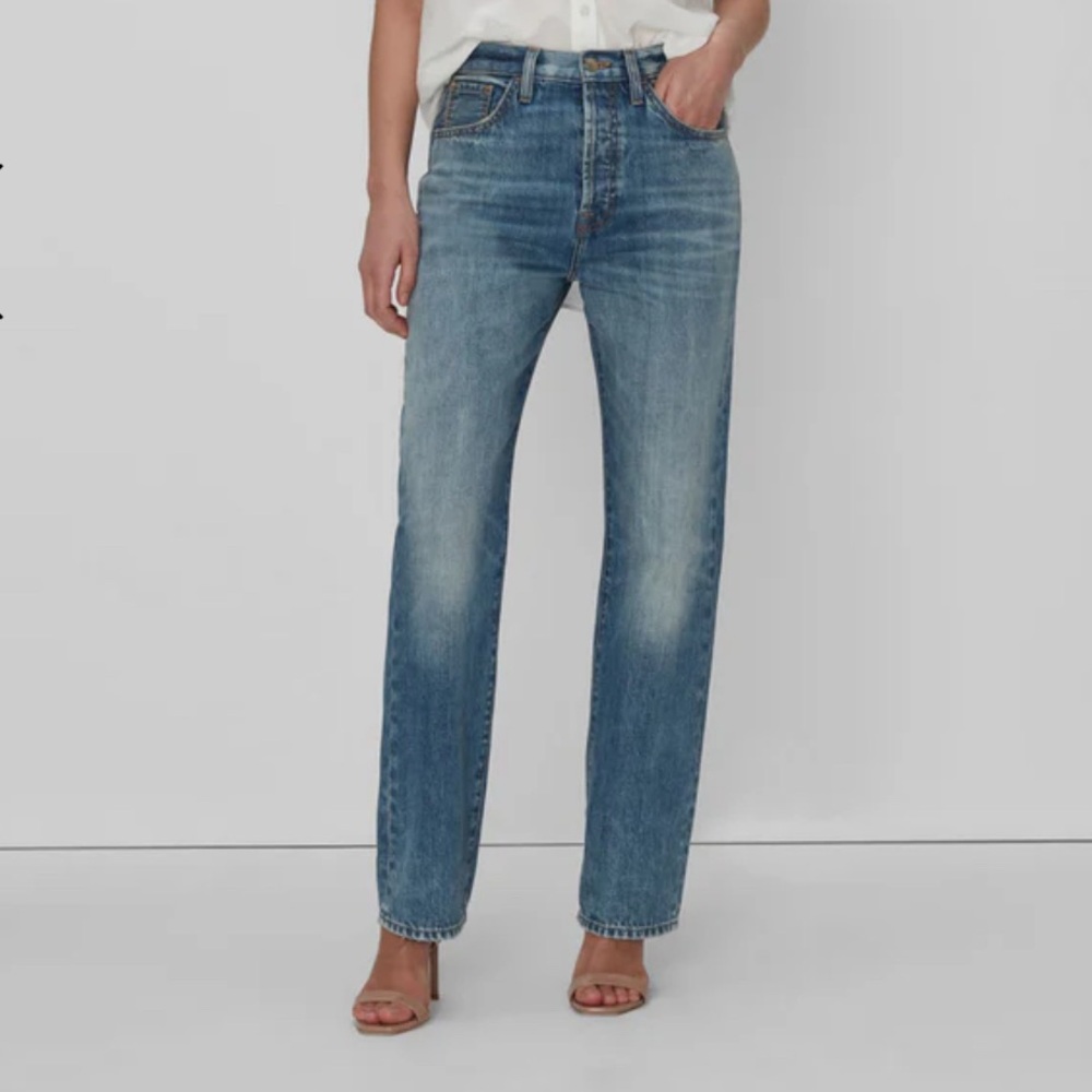 7 For All Mankind Star Panel Easy Straight Jeans NWOT